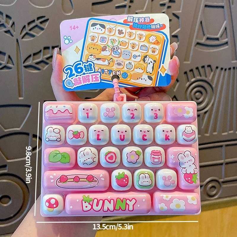 Women'S Keychain Accessories - Clicker de clavier anti-stress à 26