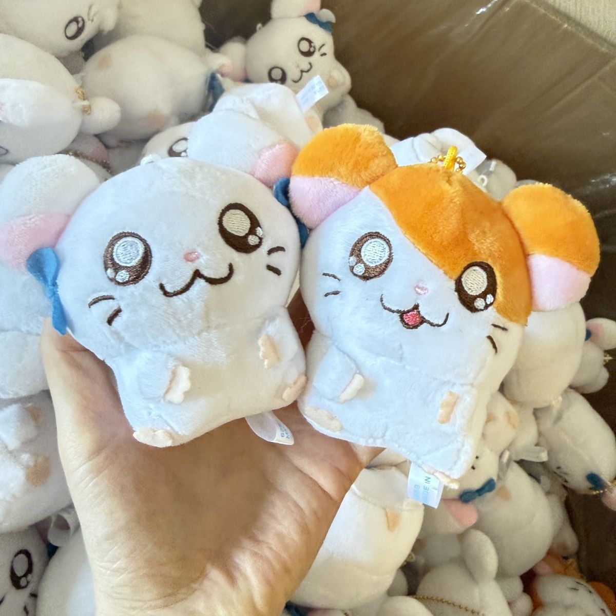 Women'S Keychain Accessories - Porte-clés en peluche mignon Hamtaro Bijou,