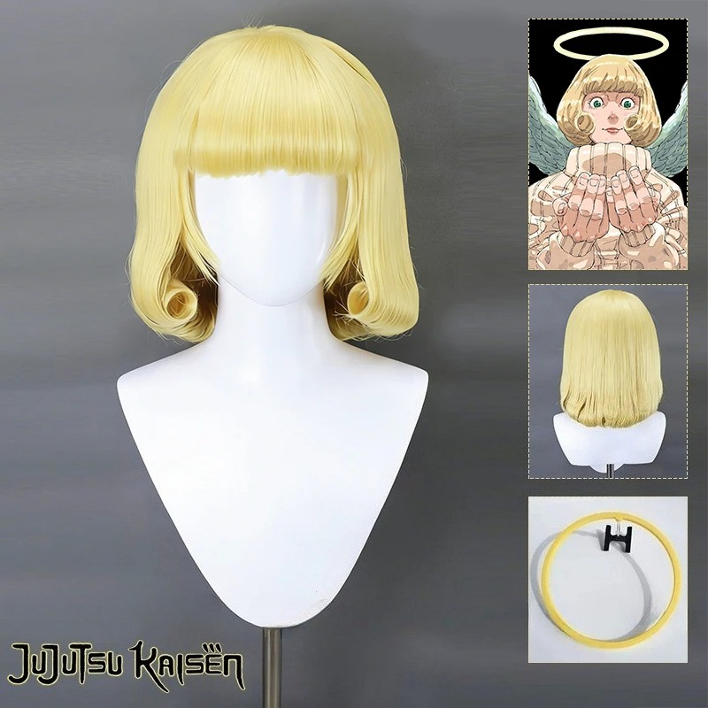 Women'S Yellow Accessories - Perruque de Cosplay Anime Jujutsu Kaisen