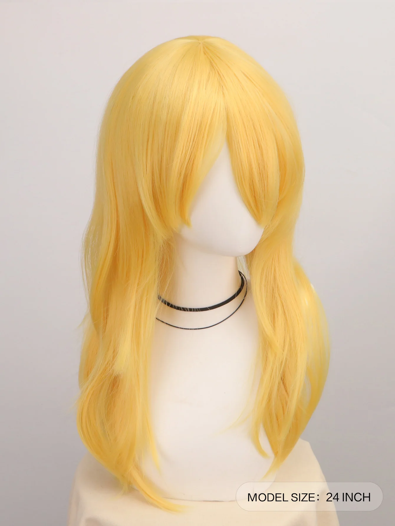 Women'S Yellow Accessories - Perruques de fête de Cosplay bouclées