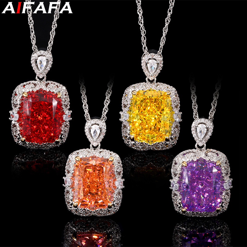 Women'S Yellow Accessories - Collier pendentif coupe fleurs de glace