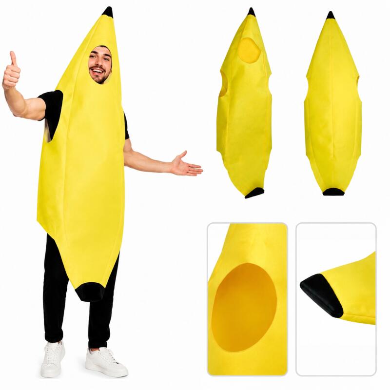 Women'S Yellow Accessories - Costume de banane pour adulte, combinaison