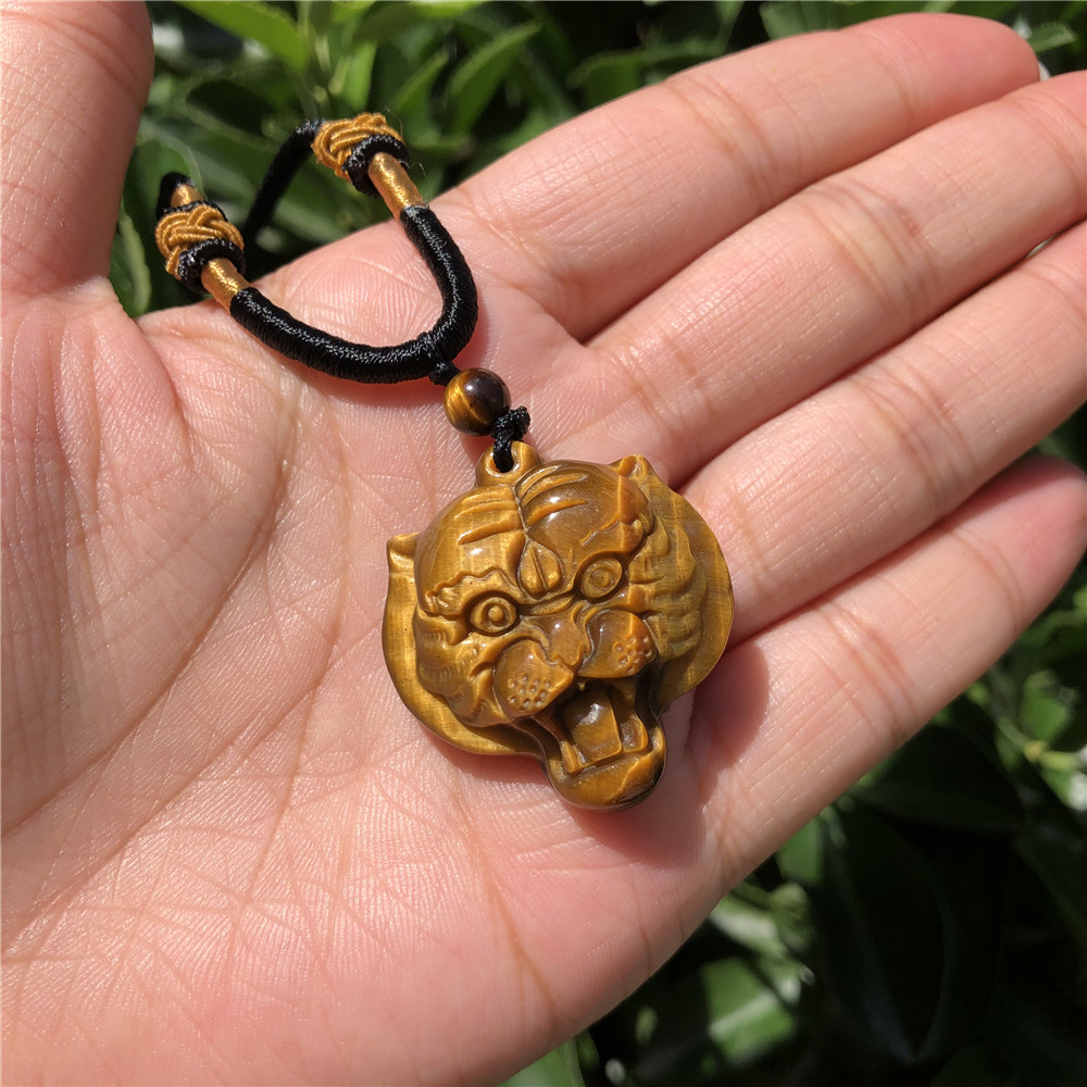 Women'S Yellow Accessories - Fengbaowu – collier en pierre naturelle,