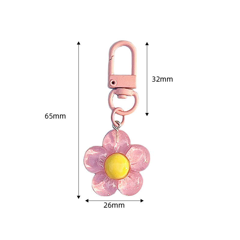 Porte-clés fleuris mignons pou - Women'S Accessories Purse avis et prix
