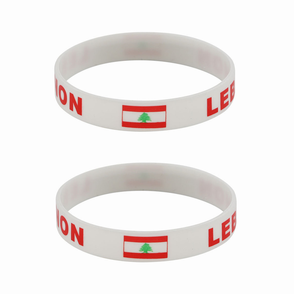 Bracelets en Silicone drapeau  - Women Accessories Lebanon avis et prix