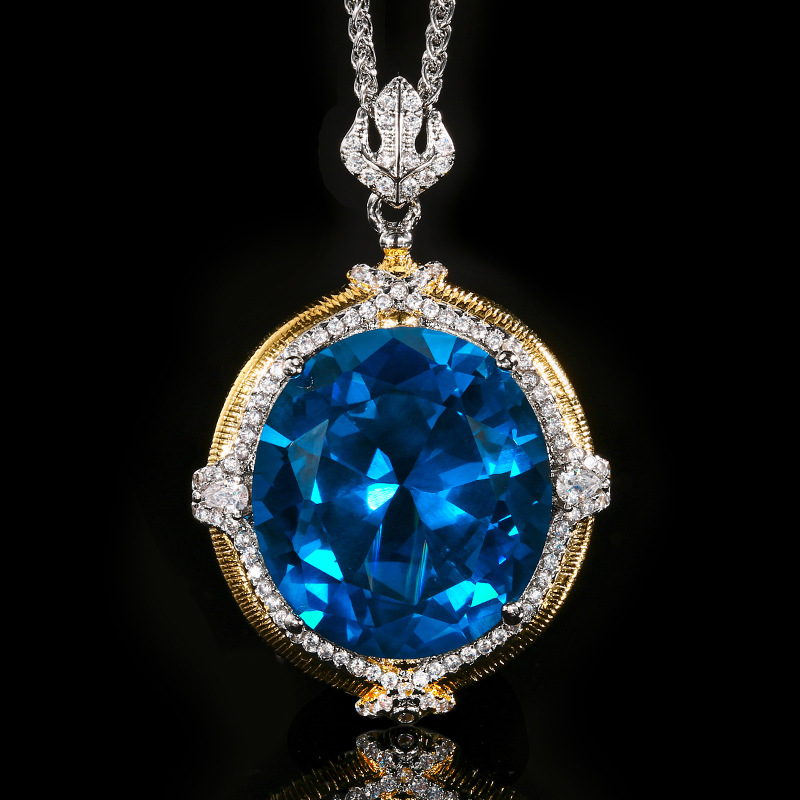 Collier pendentif scintillant  - Women'S Yellow Accessories avis et prix