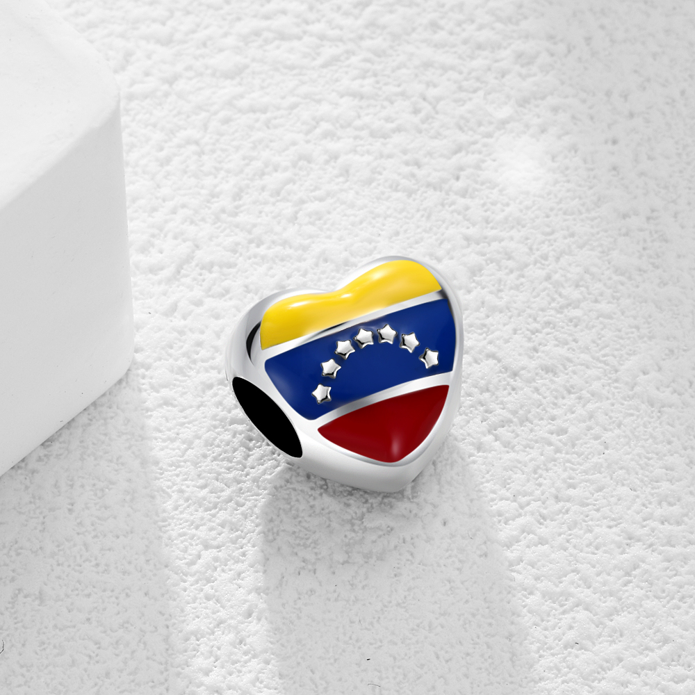 31 pays drapeau coeur breloque - Women'S Accessories Uk avis et prix