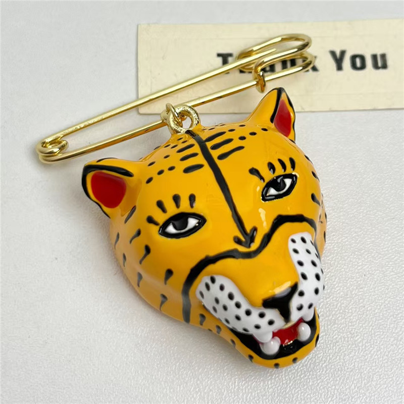 Broche tigre en émail élégante - Women'S Accessories For Formal Wear avis et prix