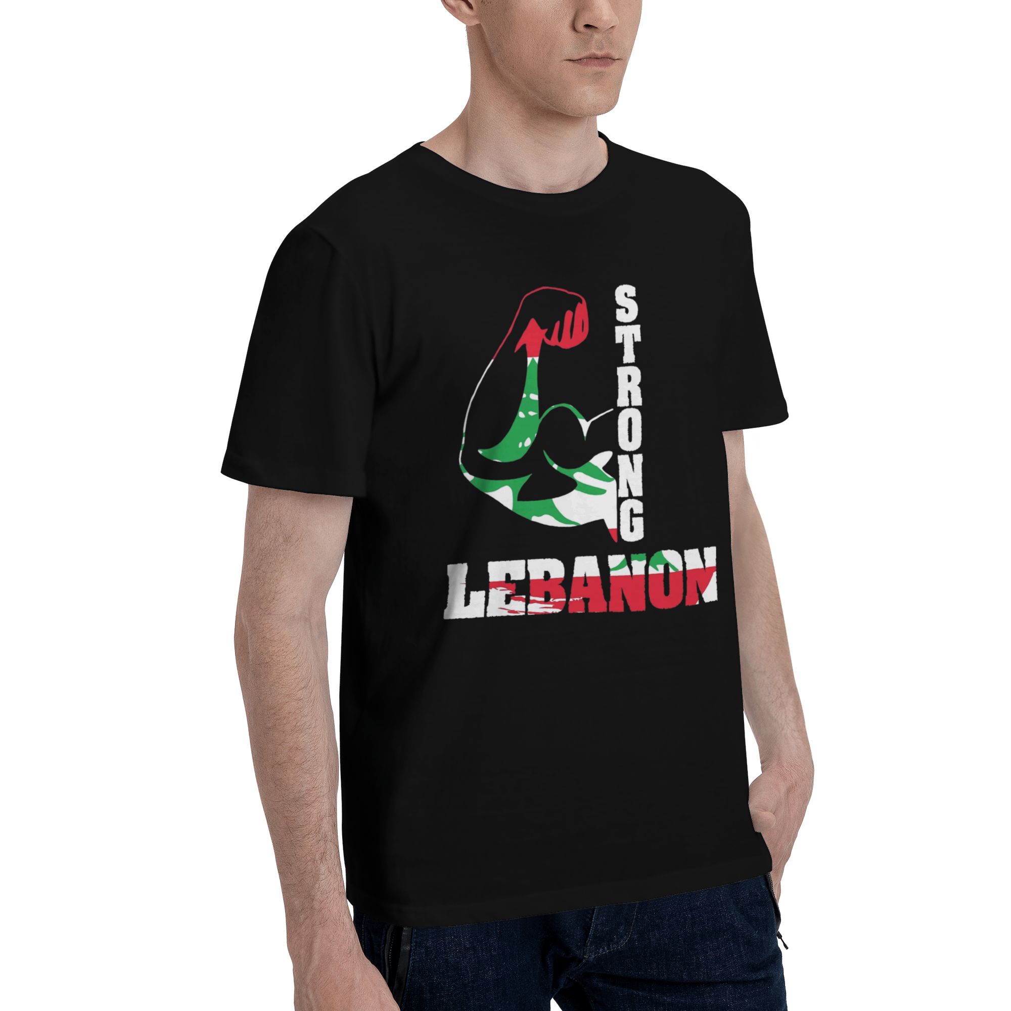 T-shirt en coton avec drapeau  - Women Accessories Lebanon avis et prix