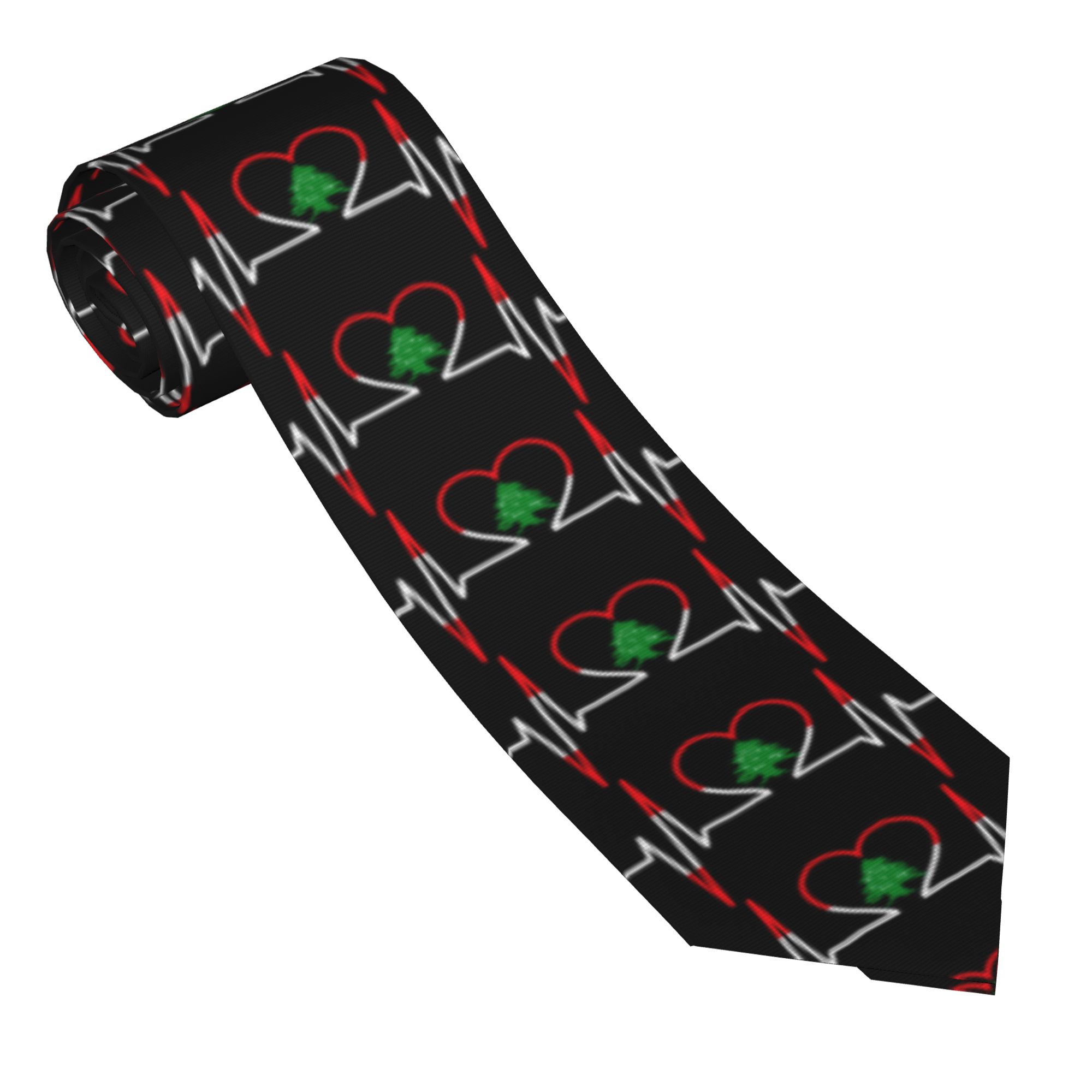 Cravate motif ECG battement de - Women Accessories Lebanon avis et prix