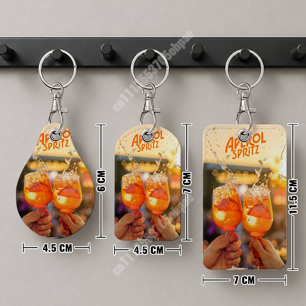 Porte-clés en cuir Orange Pros - Women'S Keychain Accessories avis et prix