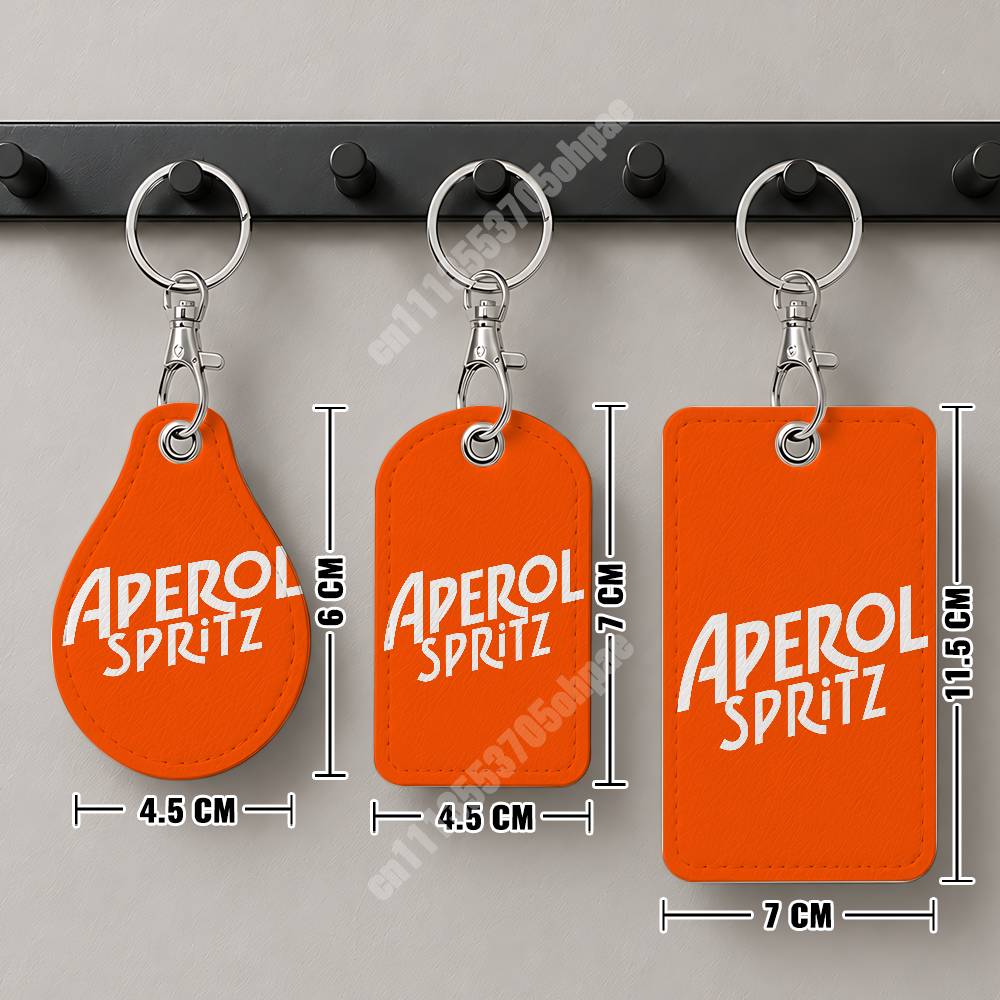 Porte-clés en cuir Orange Pros - Women'S Keychain Accessories avis et prix